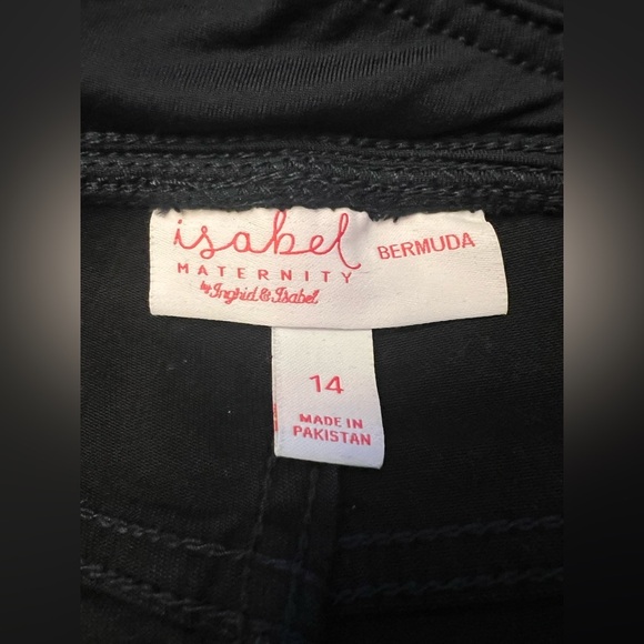 NWT Isabel Maternity Over Belly Bermuda Shorts - Picture 6 of 7